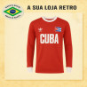 Camisa retrô Cuba vermelha 1980 ML