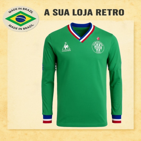 Camisa retrô AS ST Etienne ML FRA