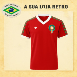 Camisa retrô Marrocos 1980