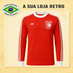 Camisa retrô da Tunisia ML Vermelha - 1978