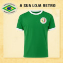 Camisa retrô Senegal logo verde 1980