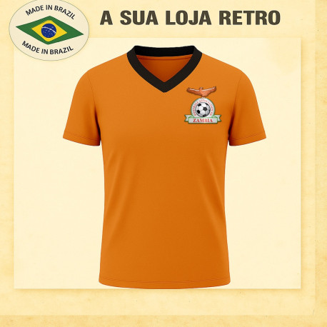 Camisa retrô Zambia 1988