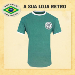 Camisa retrô Senegal logo verde 1980