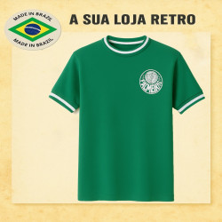 Camisa retrô Palmeiras Verde 1973 - 76