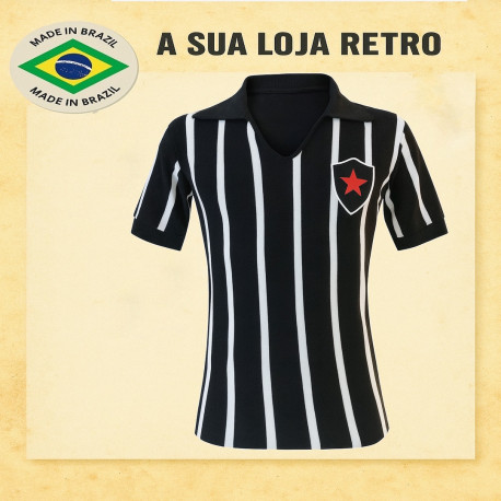Camisa retrô listrada Botafogo da paraiba - PA