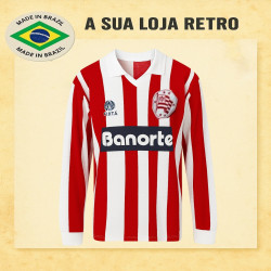 Camisa retrô Nautico ML listrada banorte