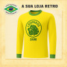Camisa retrô do Zaire Amarela ML -1974