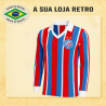 Camisa retrô bahia manga longa decada de 1980
