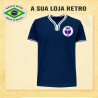 Camisa retrô Pinheiro azul 1970