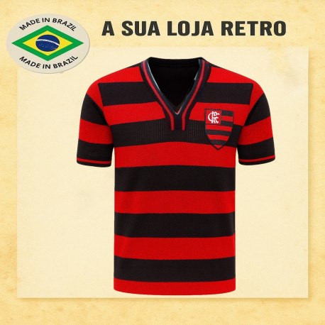 Camisa retrô flamengo 1975