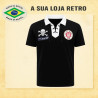 Camisa retrô gola polo preta St Pauli - ALE