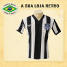 Camisa retrô Maringá Futebol Clube listrada logo