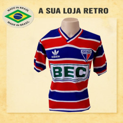 Camisa retrô Fortaleza Esporte Clube logo bec - 1987