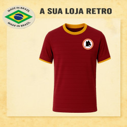 Camisa retrô AS Roma tradicional 1970 - ITA