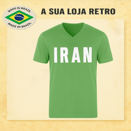 Camisa retrô Iran verde - 1978