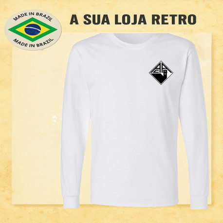 Camisa Retrô Academica Coimbra branca 1970