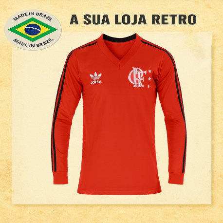 Camisa retrô Flamengo ML treino