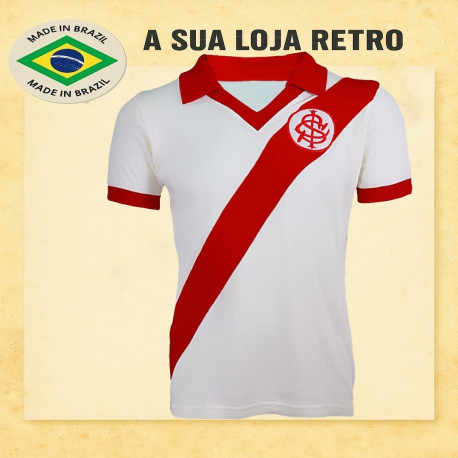 Camisa retrô Internacional faixa diagonal 1953 - 60