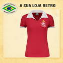 Baby Look retrô Internacional Gola Polo
