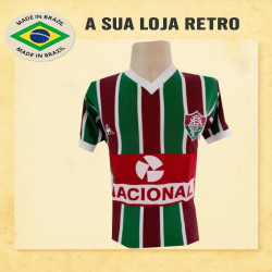 Camisa retrô Fluminense banco nacional 