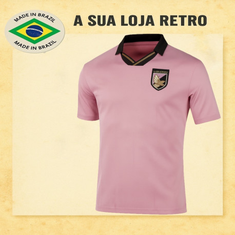 Camisa retrô Palermo branca 1980- ITA 