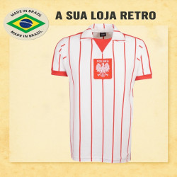 Camisa retrô da Polonia -1978