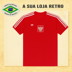 Camisa retrô Polonia 1978