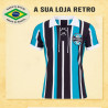 Camisa retrô Grêmio baby look cordinha
