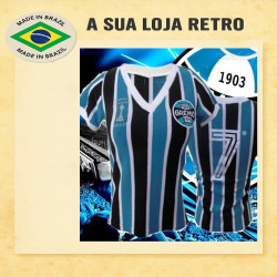 Camisa retrô Grêmio baby look