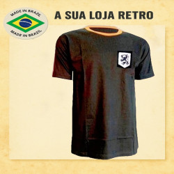 Camisa retrô Holanda goleiro preta 