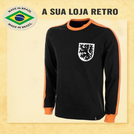 Camisa retrô Holanda goleiro preta ML