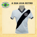 Camisa retrô Ponte Preta Branca 1977