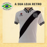 Camisa retro Ponte Preta branca tradicional 1983 Camisa retro Ponte Preta branca tradicional
