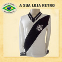 Camisa retrô Ponte Preta Branca ML 1977