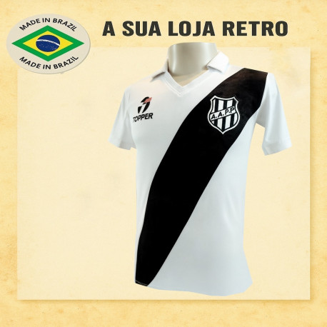 Camisa retrô Ponte Preta branca 1987