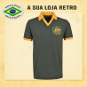 Camisa retrô da Australia Verde 1980