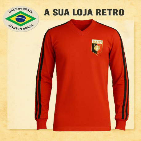 Camisa retrô Haiti ML 1974