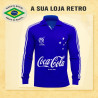- Camisa retrô Cruzeiro Finta Azul ML 1990.