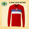 - Camisa retrô Olympique de Lyon ML Vermelha 1964 - FRA