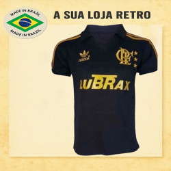 camisa retrô Flamengo baby look tradicional