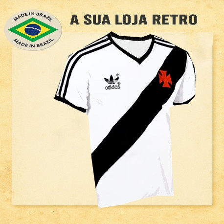 Camisa retrô Vasco da gama 1984