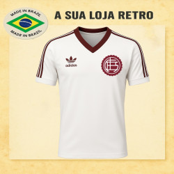 Camisa retrô Lanus Branca - ARG