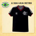 Camisa retrô Flamengo Preta DRYFIT Comemorativa