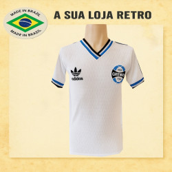 Camisa retrô Branca Away Gremio - 1983