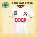Camisa retrô CCCP Branca Foice