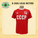 Camisa retrô CCCP Vermelha Foice.