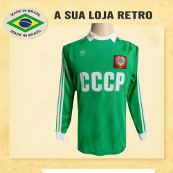 Camisa retrô CCCP goleiro verde- 1982
