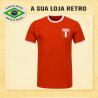 Camisa retrô Peru vermelha 1970