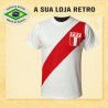 Camisa retrô Peru branca 1970