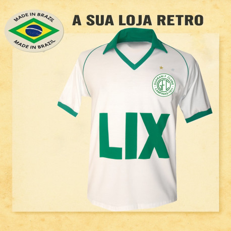Camisa retro Guarani branca - 1986 lix